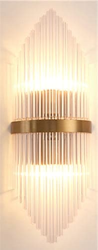 Hermine - guldkristall vägglampa 45cm
