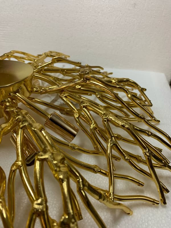 Slimetree 60 - modern ljuskrona trädgrenar guld 60cm