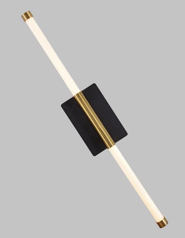 Neo - moderne LED væglampe messing sort 60cm