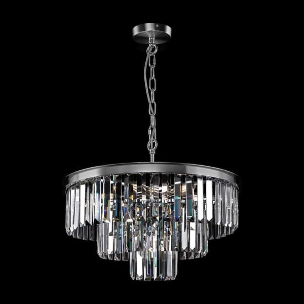 Hereford Chrome - 50cm kristallkrona