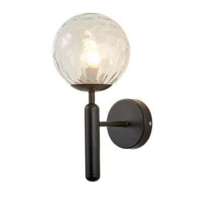 Stick - modern svart vägglampa 32 cm