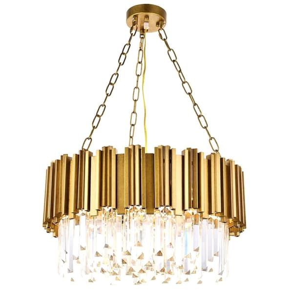 Pipe Organ Kristallkrona MÄSSING - kristallkrona 60cm
