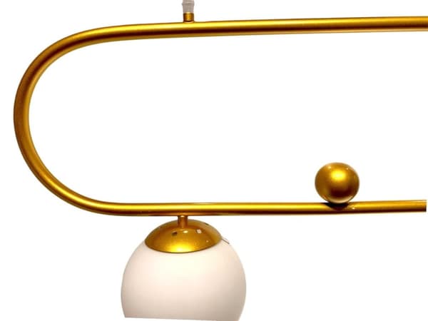 Art Deco Elipse L - moderne lysekrone 3 point 90cm