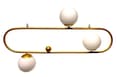 Miniatyrbillede 1 af 4: Art Deco Elipse L - moderne lysekrone 3 point 90cm
