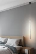 Pikkukuva 3 / 3: Zeen - moderni LED-riippuvalaisin 1000x20 mm, 1xLED SMD 7W, musta