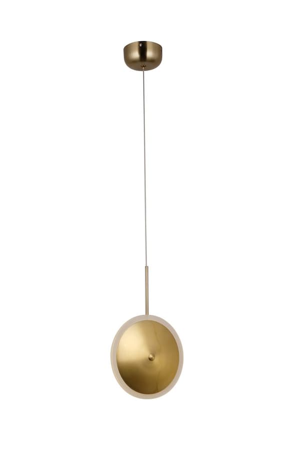 Bing - modern LED-lampa mässingsplatta 40cm