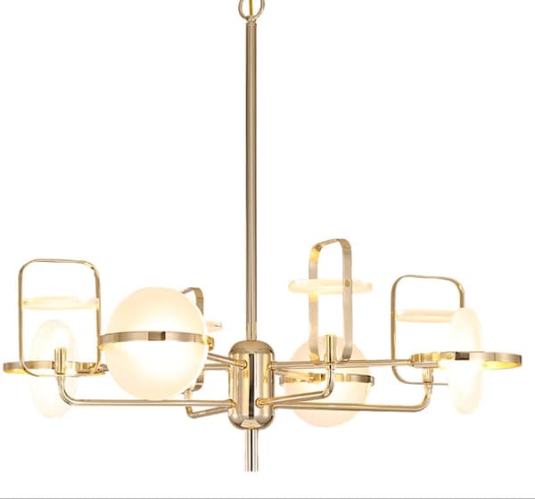 Linser CH - moderne lysekrone 80cm