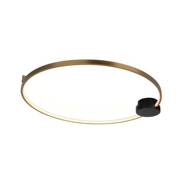 Eye 40 Ceiling - moderne LED loftslampe sort og guld 40cm