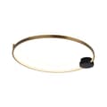 Miniatyrbillede 1 af 2: Eye 40 Ceiling - moderne LED loftslampe sort og guld 40cm