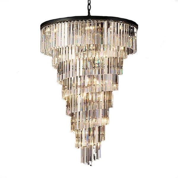 Hereford Spiral - kristallkrona 80cm