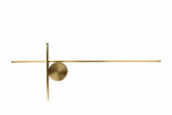 Cricio - moderni LED-seinävalaisin kulta 75 cm