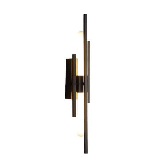 Safara - elegant modern LED-vägglampa svart 60 cm