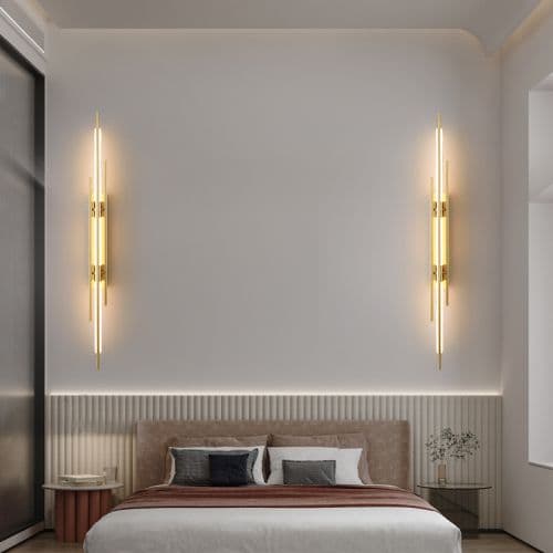 Safara - tyylikäs moderni LED-seinävalaisin Kulta 60 cm