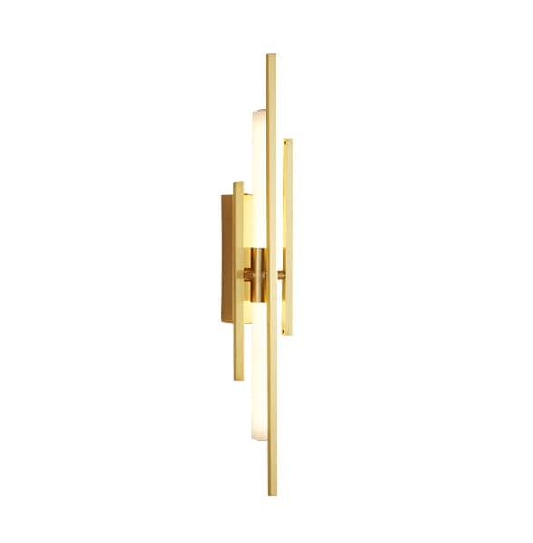 Safara - elegant modern LED-vägglampa Guld 60 cm