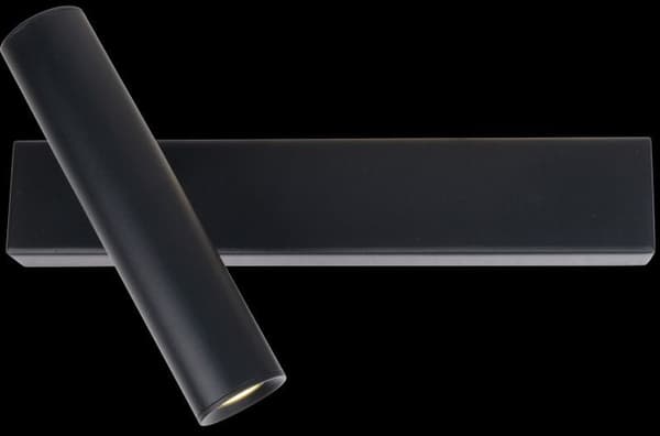 Barra - Snygg Modern Vägglampa Svart 30 cm - Vänster
