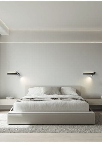 Barra - Snygg Modern Vägglampa Svart 30 cm - Vänster