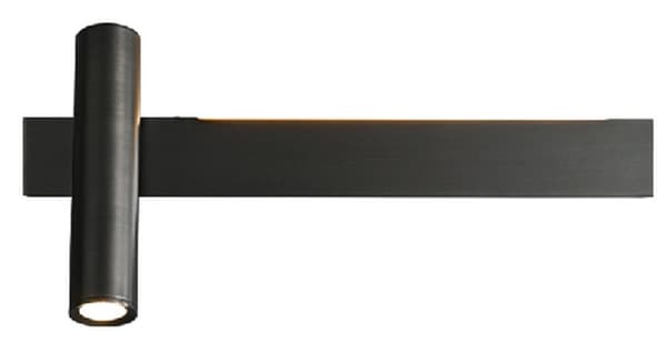 Barra - Snygg Modern Vägglampa Svart 30 cm - Vänster