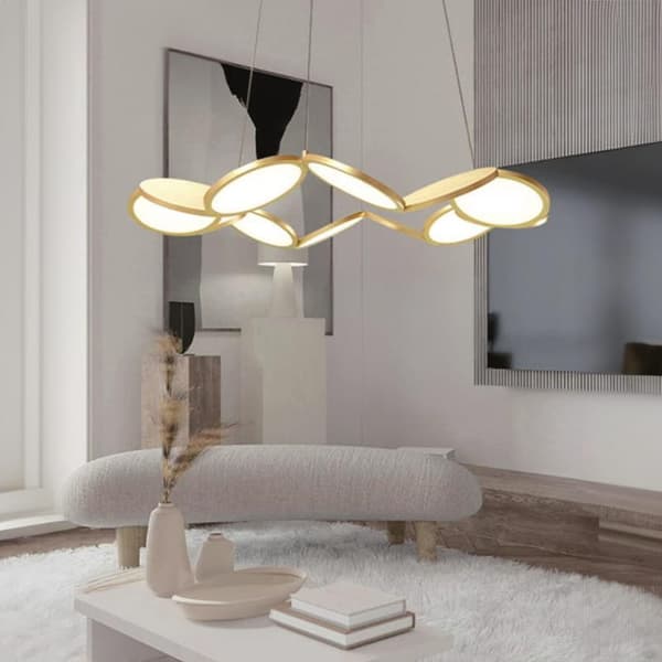 Betaspots - moderne LED lysekrone guld 81cm