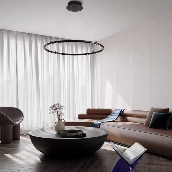 OptiQ Round - moderne LED ringlampe 60cm