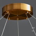 Miniatyrbillede 5 af 7: Bohemia 80 Dobbelt - dobbeltrækket krystal lysekrone LED ring 80+40 guld