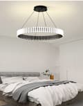 Miniatyrbillede 2 af 5: Klavia 60 - Moderne Ringlampe LED Sort 60 cm