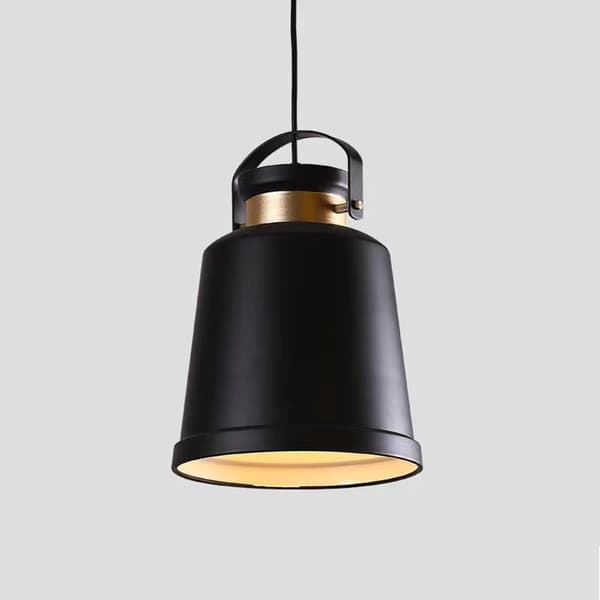 Vasco - fabriks hængelampe sort hems 26 cm