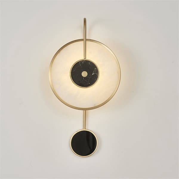 Lorient LED Vägglampa 6W 3000K guldmarmor Modern för vardagsrum