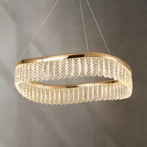 Marsille 80 Riippuvalaisin 80cm 30W LED Kulta Valkoinen 3000K-6000K Moderni