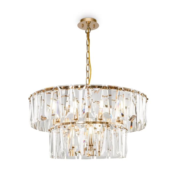 Puntes - Hänglampa E14x12, 40W, Guld Guld, Transparent