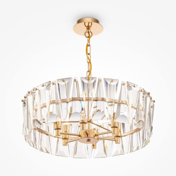 Puntes - Hänglampa E14x6, 60W, Guld