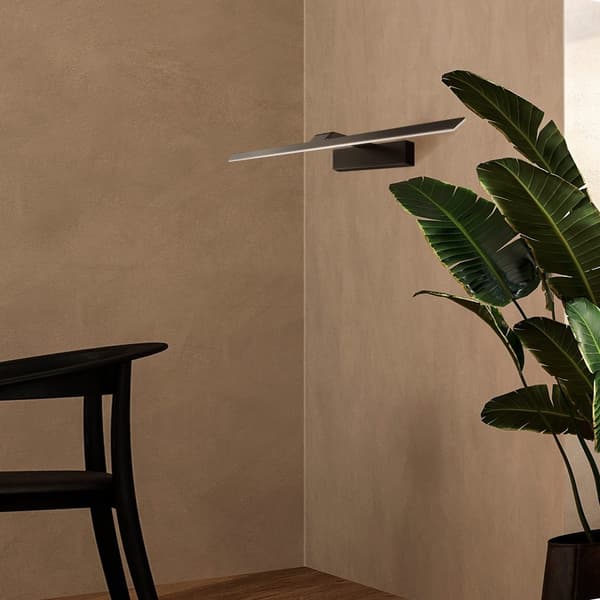 Decart - Baggrundslys 4000K, 12W, sort, moderne stil