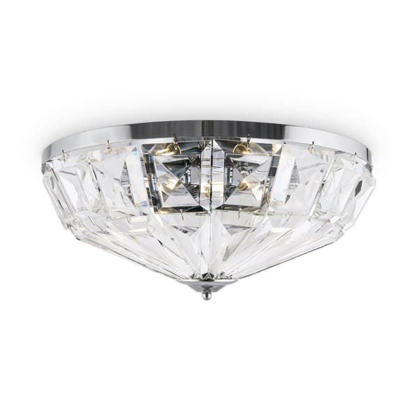 Facet - Hængelampe 486x228 mm, 6xE14 60W Krom