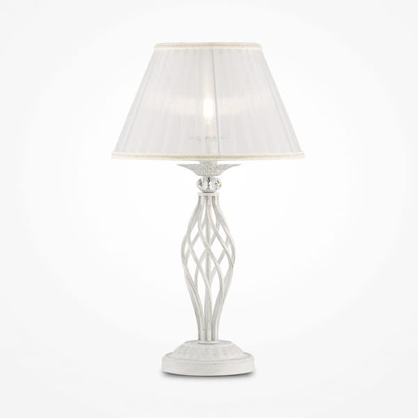 Grace - Bordslampa E14x1, 40W, Vit, Elegant Style