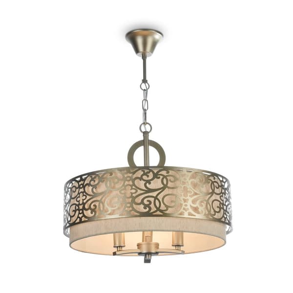 Venera Pendellampa E14x3 40W Mässing Metall Modern 46,4 cm IP20 mässing