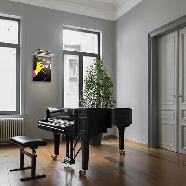 Picasso Bakgrundsbelysning E14x2 25W Brons Metall 44,5 cm IP20 Modern