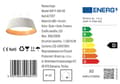 Miniatyrbillede 3 af 4: Aspe - Hængelampe 46cm, 1xLED, 30W, Hvid + Træ