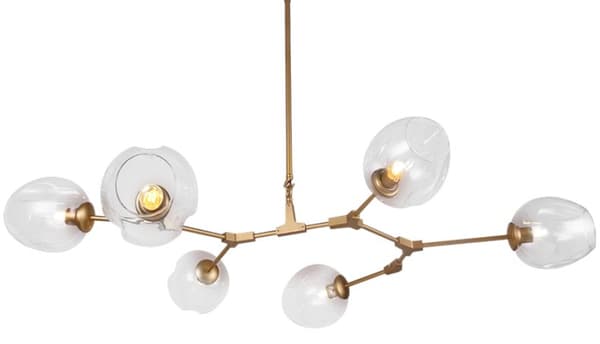 Kemi - 6 Ljus Modern Pendellampa