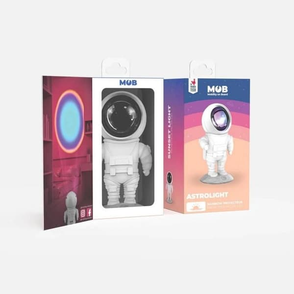 Astro Ljusblå - Rainbow projektorlampa