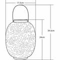 Miniatyrbillede 4 af 4: Solcellelampe Galix G2002 Krom Kold hvid 10 lm