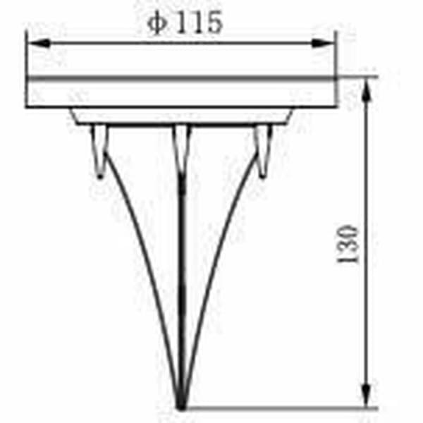 Solcellelampe Galix G4525 Sølv