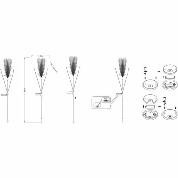 Solcellelampe Galix G4515