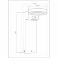 Miniatyrbillede 4 af 4: Solcellelampe Galix G4590B Sølvfarvet 1000 Lm