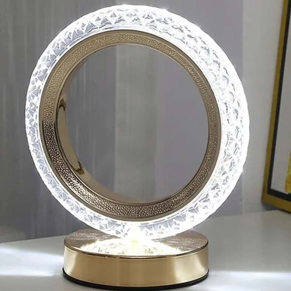 Trådløs bordlampe Crystal Touch LED RGB