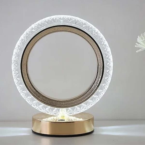 Trådløs bordlampe Crystal Touch LED RGB