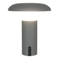 Pikkukuva 2 / 4: Rootz Ramsey -LED -lamppu - Ladattava lamppu - Harmaa työpöytä - energiatehokas - 17 cm x 17 cm x 21cm