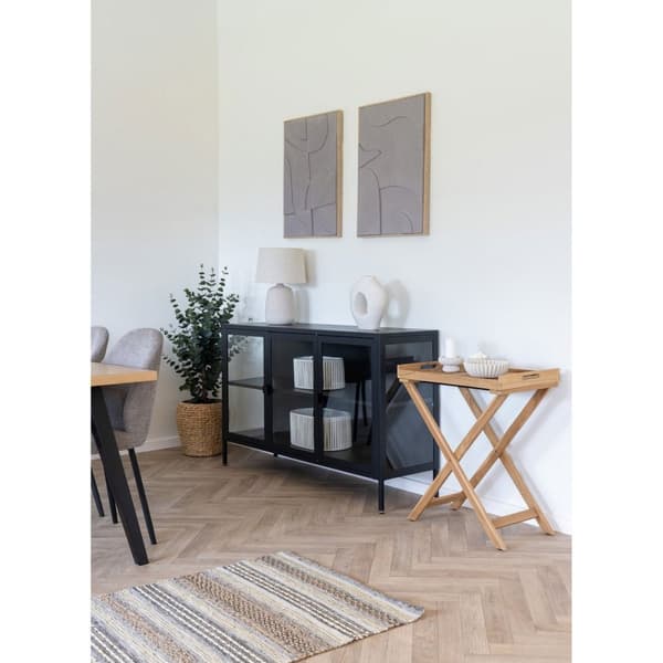 Rootz bordslampa - keramiskt ljus - sten beige lampa - 150 cm sladd - 30 cm x 47 cm x 30 cm