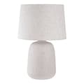 Miniatyrbild 1 av 4: Rootz bordslampa - keramiskt ljus - sten beige lampa - 150 cm sladd - 30 cm x 47 cm x 30 cm