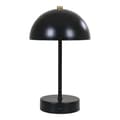 Miniatyrbild 3 av 4: Rootz bordslampa - svart/mässing laddningsbart ljus - metalllampa - bärbar belysning - 15 cm x 15 cm x 25 cm