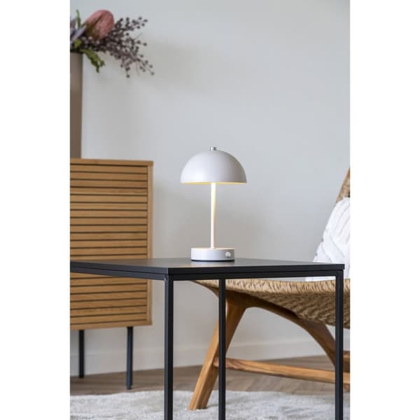 Rootz Holt LED -bordslampa - Desk Light - Bedside Lamp - uppladdningsbar och bärbar - 15x15x25cm