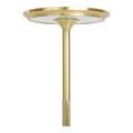 Miniatyrbild 4 av 10: Rootz Lyneham LED -bordslampa - Modern lampa - mässingsljus - Uppladdningsbar och bärbar - 13x13x28.5cm